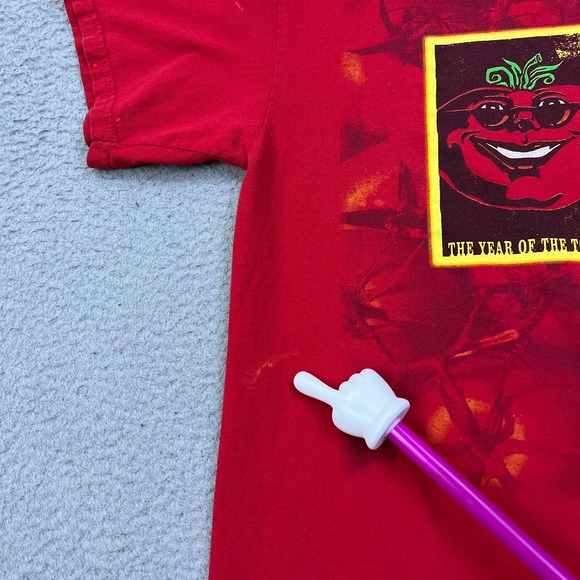 2003 Orange County Fair Shirt L Red Year of The Tomato‎ Red Ripe Rockin Cool Tee - Picture 5 of 10